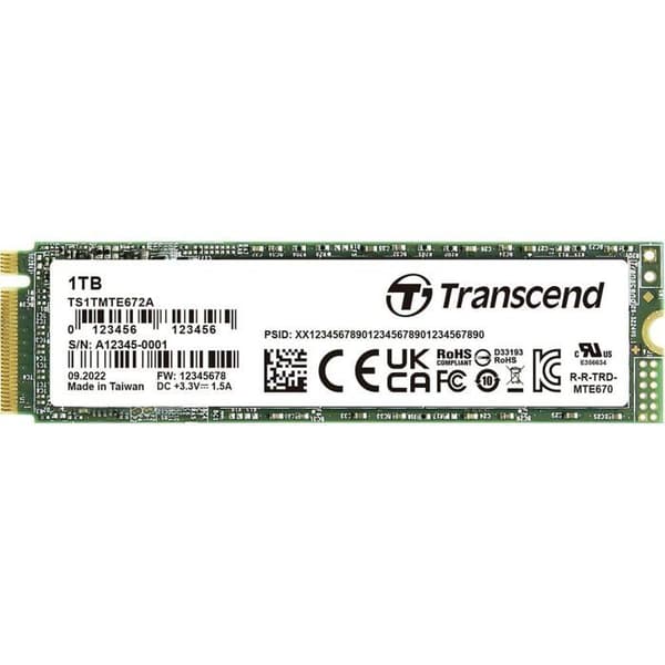Transcend intern PCIe SSD TS1TMTE672A-VS1