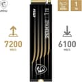 Miniatyrbild 2 av 4: SSD Intern - MSI - SPATIUM M482 - 1 To - PCIe 4.0 - Läsning 7200 MB/s - Skrivning 6100 MB/s
