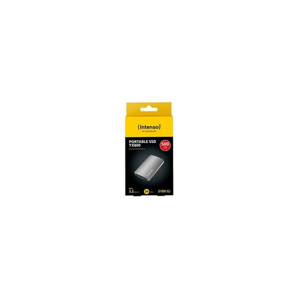 SSD Extern - INTENSO - TX800 - 500 Go - USB 3.2 Gen 2x2 - Hastighet upp till 2100 Mo/s