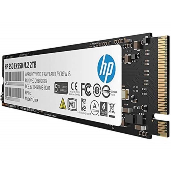 Hewlett Packard EX950 Intern SSD-hårddisk 2TB 5MS24AA#ABB M.2 L: 3500MB-s S: 290MB-s