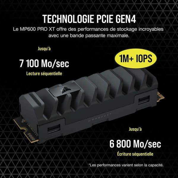 CORSAIR MP600 Pro XT NVMe SSD