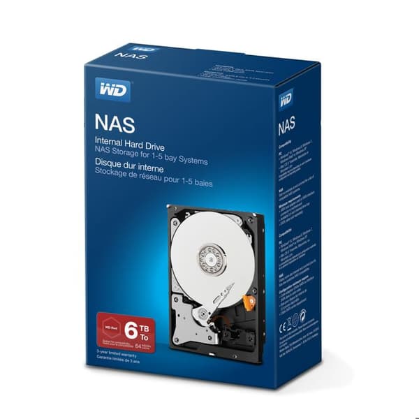 Intern hårddisk Wd INTERN HÅRDDISK RÖD NAS 6TB