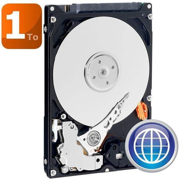 Intern hårddisk - WESTERN DIGITAL - 2,5 1TB - SATA 3Gb/s - 5400 rpm