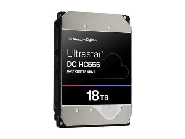 WD Ultrastar DC HC555 - hårddisk - datacenter - 18 To - SATA 6Gb/s