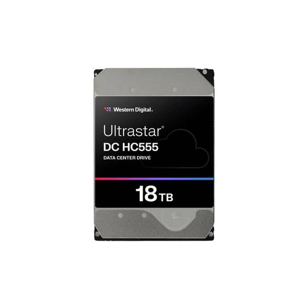 WD Ultrastar DC HC555 - hårddisk - datacenter - 18 To - SATA 6Gb/s