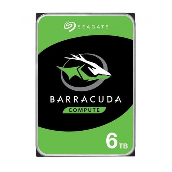 Seagate Barracuda ST6000DM003 - Hårddisk - 6 TB - Intern - 3,5" - SATA 6 Gb/s - Buffertminne: 256 MB