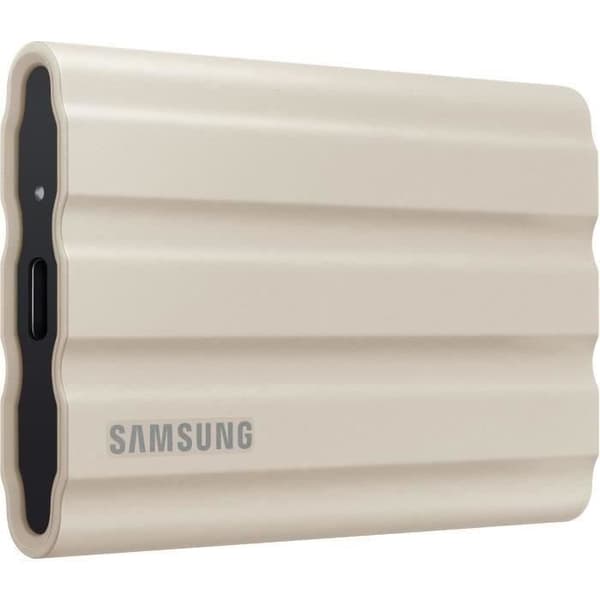 Extern SSD-disk - SAMSUNG - T7 Shield - 2 TB - USB 3.2 Gen 2 (USB-C-kontakt) (MU-PE2T0K/EU)