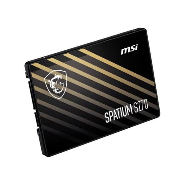 Intern SSD - MSI - SPATIUM S270 - 480GB - SATA 2.5 - Blixtrande hastigheter