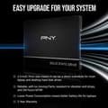 Miniatyrbild 4 av 5: PNY - CS900 SATA - SSD-enhet - 2.5 - 250GB