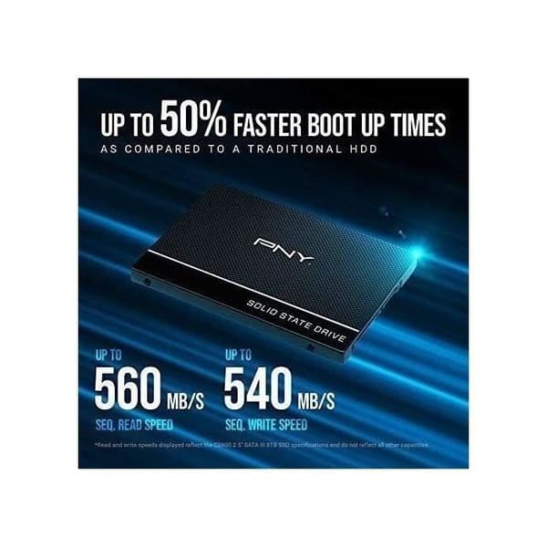 PNY - CS900 SATA - SSD-enhet - 2.5 - 500GB