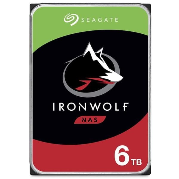 SEAGATE TECHNOLOGY - IronWolf - 6 Tt:n sisäinen kiintolevy - IronWolf NAS -levyille