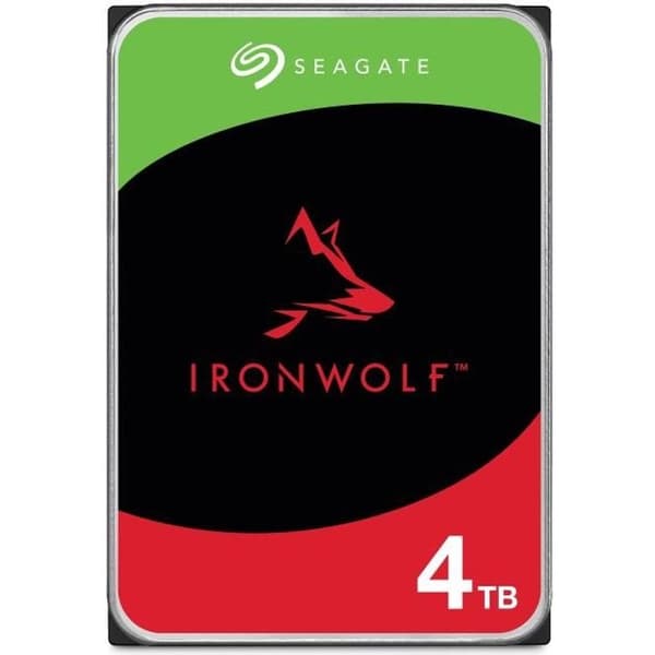 SEAGATE - Intern harddisk - NAS IronWolf - 4TB - 3,5 - 5400 rpm (ST4000VN006)