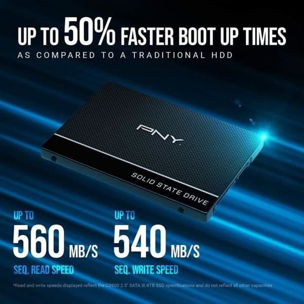 PNY CS900 2TB 2.5 SSD-hårddisk