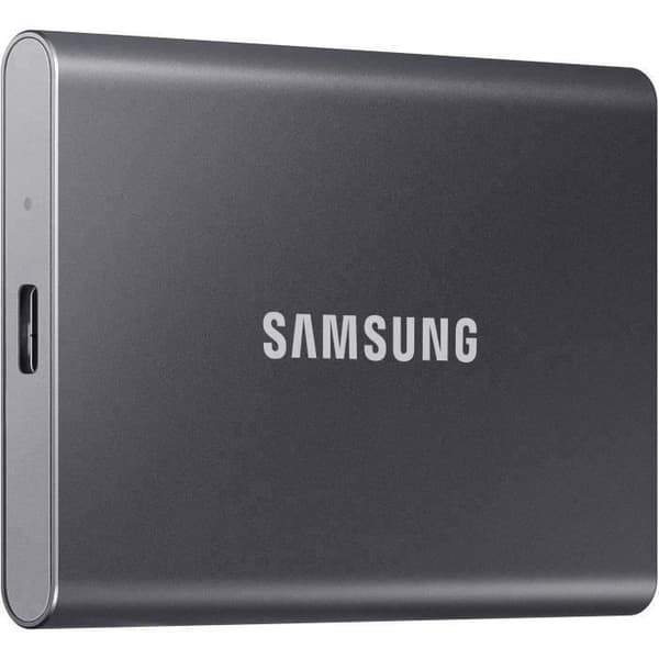 SAMSUNG Ekstern SSD T7 USB Type C Grå Farve 2TB