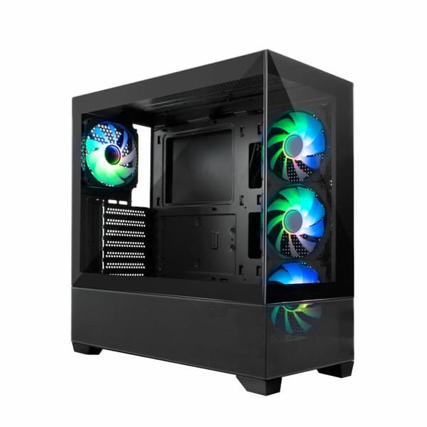 ATX Semitorn CoolBox COO-CHA-GA250-0 Svart Tower