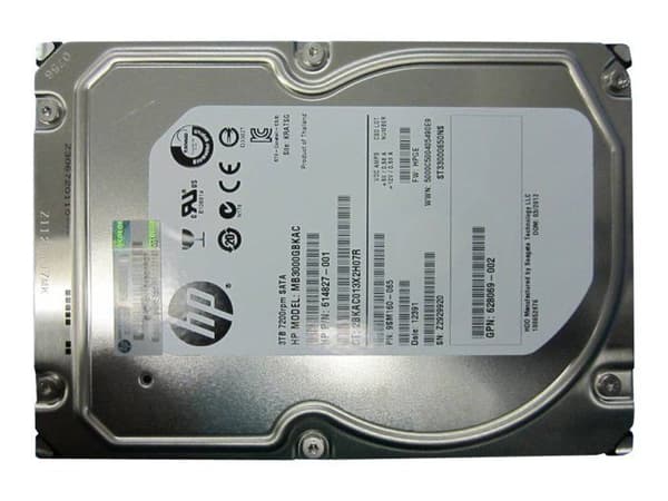 Hp enterprise intern hårddisk - 628183-001 - Hewlett Packard SPS-DRV HD 3TB 3.5 7.2K 6G MDL SATA NHP ()