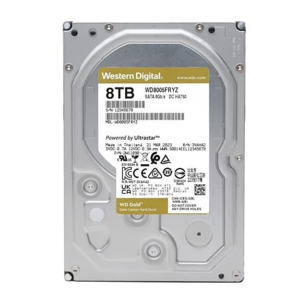 WD Gold WD8005FRYZ - skiva d