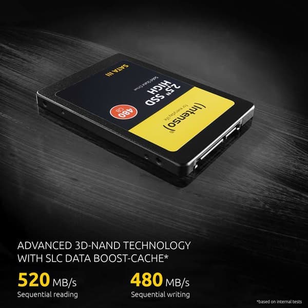 SSD - Intenso - 960 GB - SATA III - 2,5 tum - Högprestanda