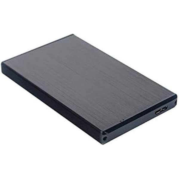 AISENS - ASE-2530B - 2,5" Externt hölje - 9,5 mm SATA I, II och III hårddiskar till USB 3.0/USB 3.1 GEN1, aluminium, LED-indikator,