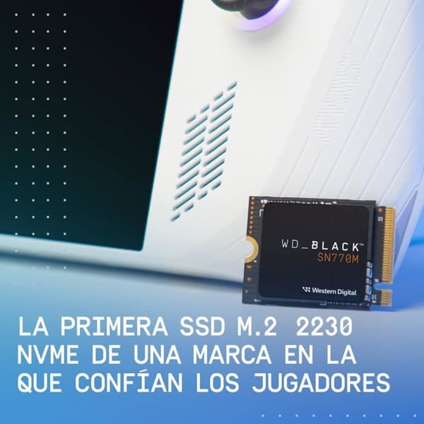 SSD - WESTERN DIGITAL - SVART SN770M 500GB - M.2 - PCIe 4.0 x4 (NVMe) - 3D TLC