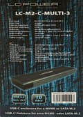 Miniatyrbild 4 av 4: Lc-power ssd-hårddisk - LC-M2-C-MULTI-3 - M,2 USB3,2 M,2-SSD-Gehäuse (NVMe - SATA)