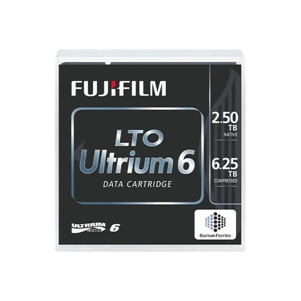 LTO Ultrium 6 - FUJIFILM - 2,5 To / 6,25 To - Datastorage - Hög kapacitet - Ökad pålitlighet