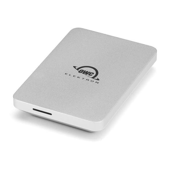 OWC Envoy Pro Elektron 1TB USB-C Bärbar NVMe M.2 SSD extern enhet Silver