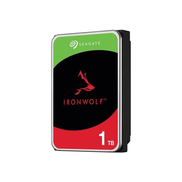 Intern hårddisk NAS HDD - SEAGATE - IronWolf 1 TB - 5400 RPM - SATA 6 Gbit/s