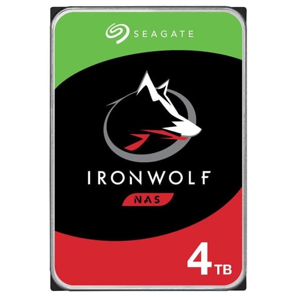 Seagate Ironwolf ST4000VNA06 4 TB Silver Intern hårddisk - Interna hårddiskar