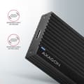 Miniatyrbild 6 av 9: Axagon EM2-GTR SSD-kabinett Svart M.2