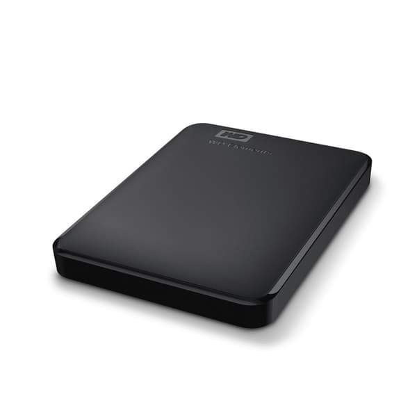 Western Digital Elements kannettava ulkoinen kiintolevy, 5 TB, musta