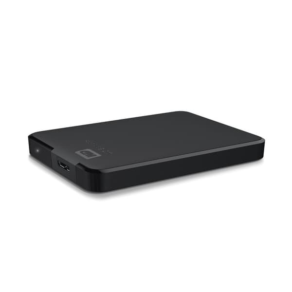 Western Digital Elements kannettava ulkoinen kiintolevy, 5 TB, musta