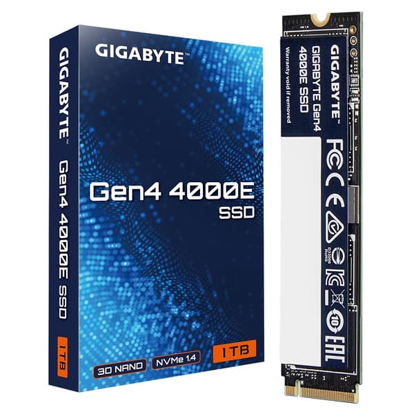 Gigabyte AORUS 4000E SSD 1TB M.2 NVMe Gen4 4000/3900 MB/s