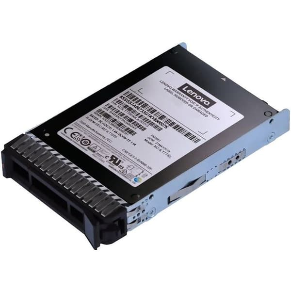 Lenovo SSD 3,84 TB 2,5 tum SATA svart - Komponent för intern dator