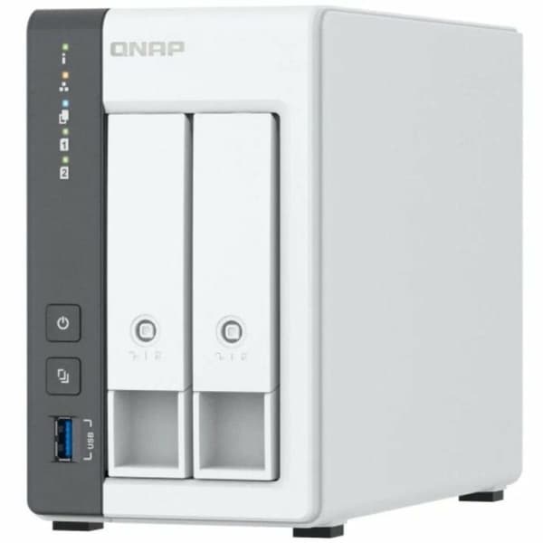 Nätlagringsenhet NAS Qnap TS-216G Svart Vit