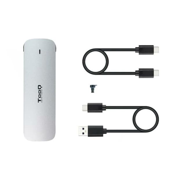 Utvendig/ytre boks TooQ TQE-2202S Sølv Stål