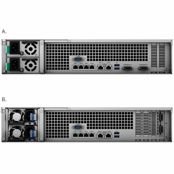 Nätlagringsenhet NAS Synology RS3621XS+ Svart