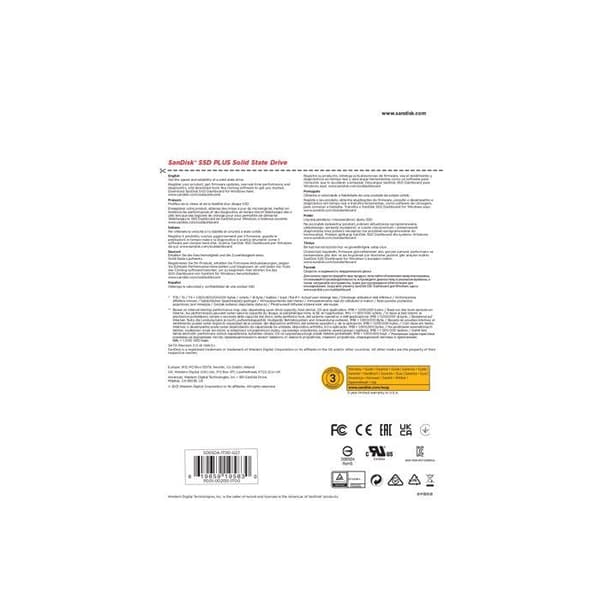 SanDisk SDSSDA-1T00-G27 2,5" 1TB SSD-hårddisk