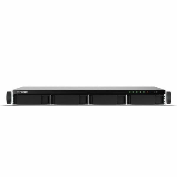 NAS Verkkotallennus Qnap TS-464U-RP Musta Alumiini, musta