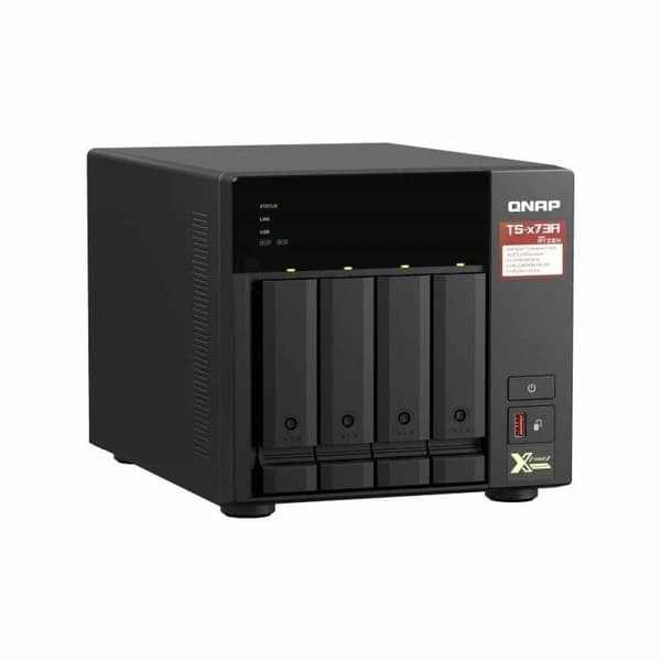 NAS Verkkotallennus Qnap TS-473A-8G Quad Core Musta
