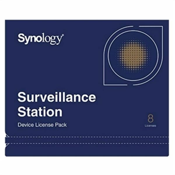 Nätlagringsenhet NAS Synology LICENSE PACK 8 Svart