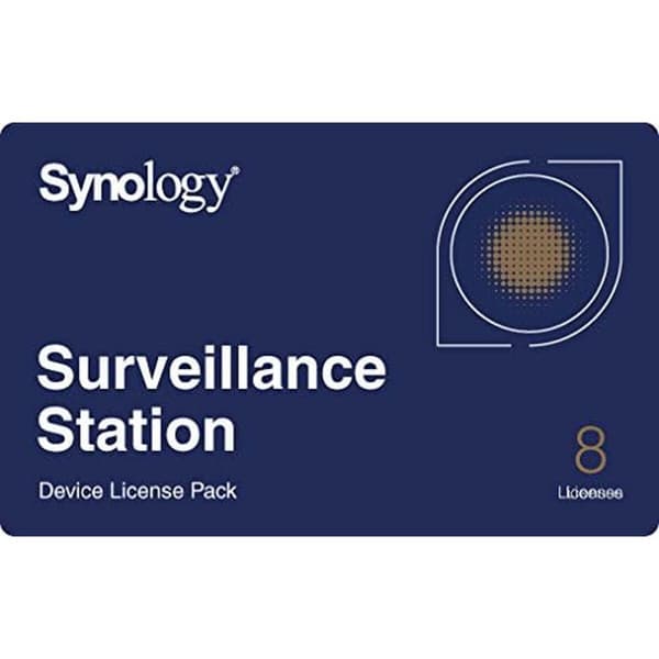 Nätlagringsenhet NAS Synology LICENSE PACK 8 Svart