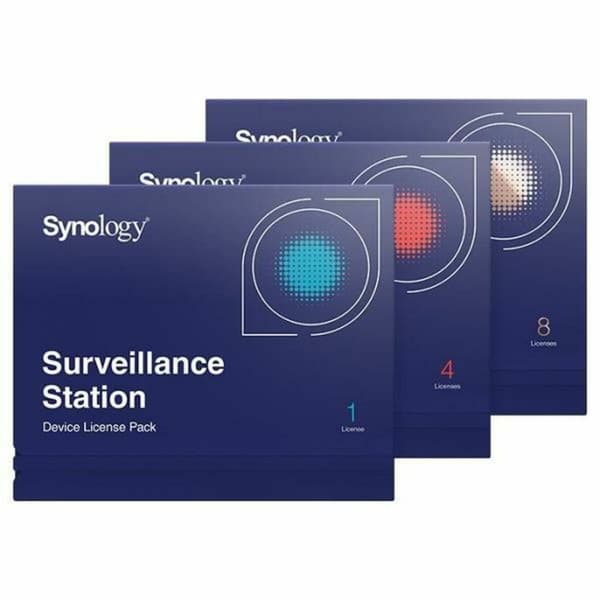 Nätlagringsenhet NAS Synology LICENSE PACK 8 Svart