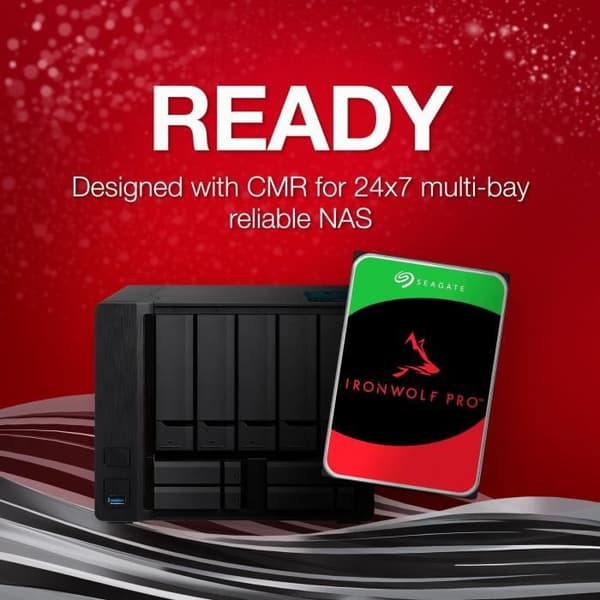 Intern harddisk - SEAGATE - IRONWOLF PRO 8TB - SATA 6 Gbit/s - 7200rpm