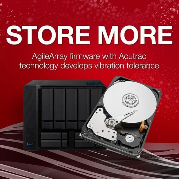 Intern harddisk - SEAGATE - IRONWOLF PRO 8TB - SATA 6 Gbit/s - 7200rpm