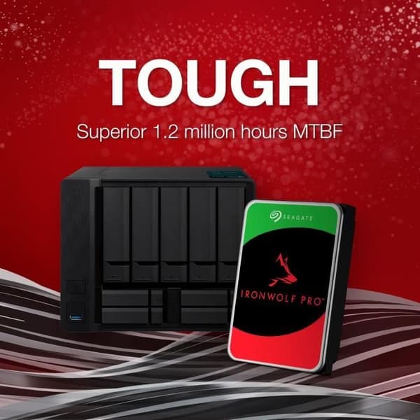 Intern harddisk - SEAGATE - IRONWOLF PRO 8TB - SATA 6 Gbit/s - 7200rpm