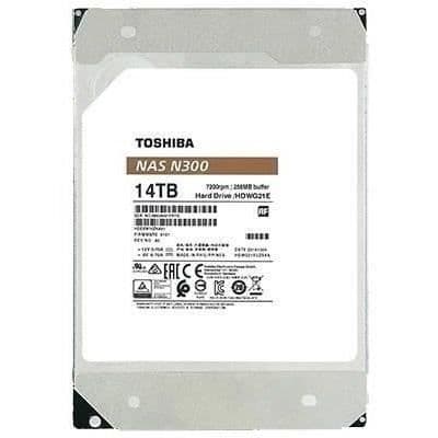 TOSHIBA N300 Højpålidelig harddisk Intern harddisk - 12 TB - 256 MB - NAS - 3,5 - 7200 o/min.