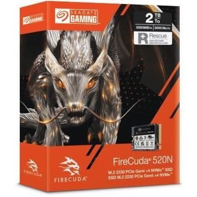 SEAGATE - FireCuda 520N - Gaming SSD - 2TB - NVMe M.2 2230-S2 PCIe G4 x4