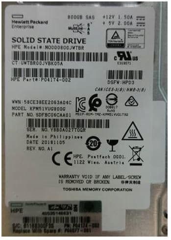 HP Enterprise SSD 800GB SAS MU DS, P06577-001