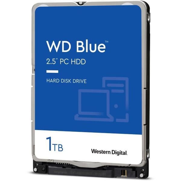 WD Blue™ - Intern hårddisk - 1TB - 5400 rpm - 2,5" (WD10SPZX)